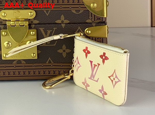 Louis Vuitton Key Pouch Sunrise Aquarelle Monogram Empreinte Leather M83506 Replica