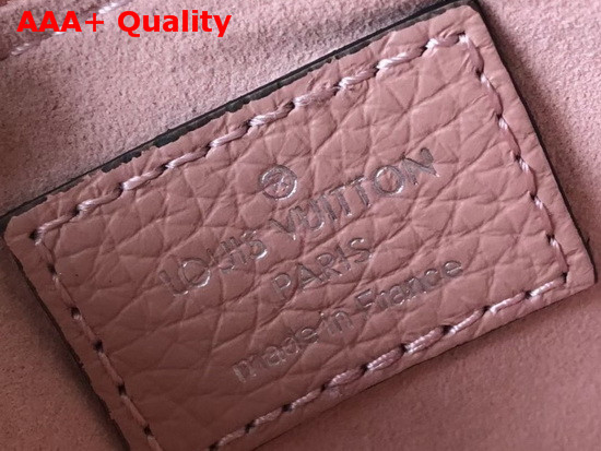 Louis Vuitton Key Pouch in Pink Mahina Leather Replica