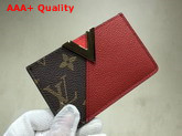 Louis Vuitton Kimono Card Holder Taurillon Cherry M56172 Replica