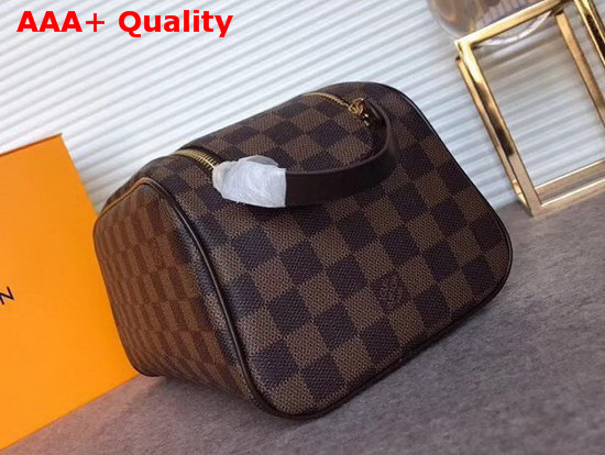 Louis Vuitton King Size Toiletry Bag Damier Ebene Canvas N47527 Replica