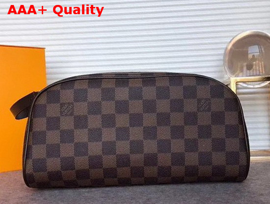 Louis Vuitton King Size Toiletry Bag Damier Ebene Canvas N47527 Replica