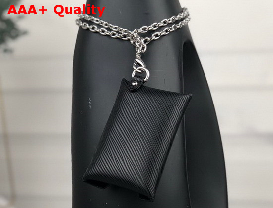 Louis Vuitton Kirigami Necklace Noir Epi Leather M68558 Replica