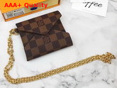 Louis Vuitton Kirigami Necklace in Damier Ebene Canvas N60285 Replica