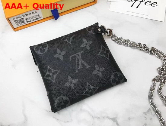 Louis Vuitton Kirigami Necklace in Monogram Eclipse Canvas Replica