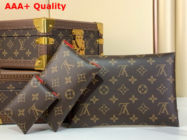 Louis Vuitton Kirigami Pochette Monogram Candy Red for the Festive Season M12203 Replica