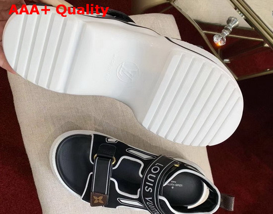 Louis Vuitton LV Archlight Sandal Noir Blanc 1A7U64 Replica