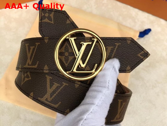 Louis Vuitton LV Circle 35mm Reversible Belt Beige M0143U Replica