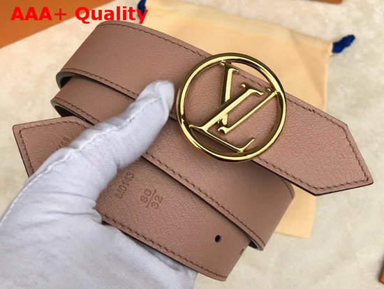 Louis Vuitton LV Circle 35mm Reversible Belt Beige M0143U Replica