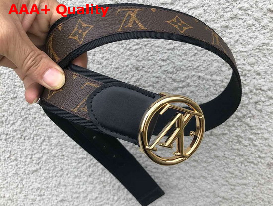 Louis Vuitton LV Circle 40mm Belt Monogram Canvas and Webbed Lining Replica