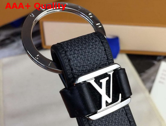 Louis Vuitton LV Dragonne Key Holder Damier Graphite Canvas M62706 Replica