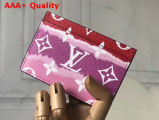 Louis Vuitton LV Escale Card Holder in Red M69115 Replica