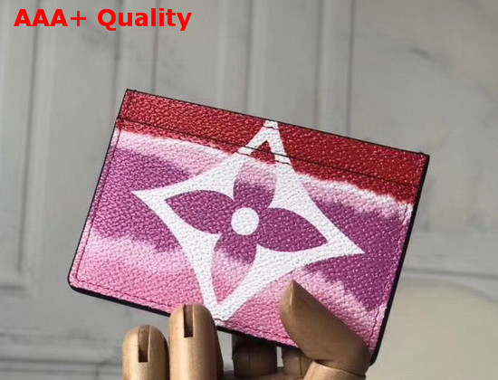 Louis Vuitton LV Escale Card Holder in Red M69115 Replica