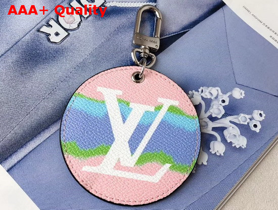 Louis Vuitton LV Escale Key Holder and Bag Charm Multicolored M69273 Replica