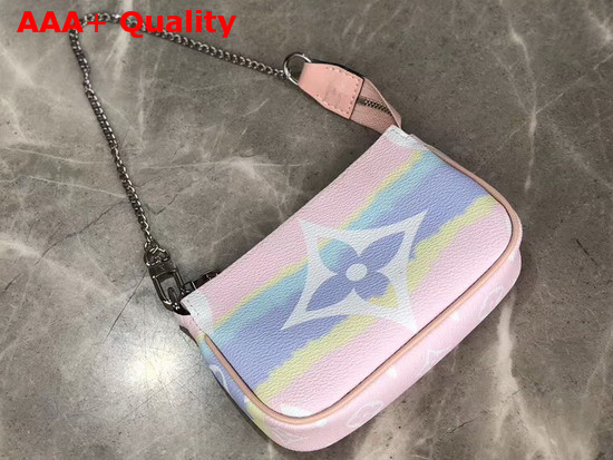 Louis Vuitton LV Escale Mini Pochette Accessoires Pastel Monogram Coated Canvas M69269 Replica