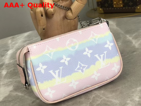 Louis Vuitton LV Escale Mini Pochette Accessoires Pastel Monogram Coated Canvas M69269 Replica