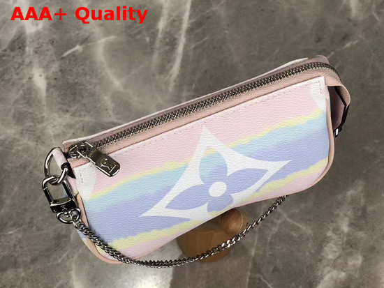 Louis Vuitton LV Escale Mini Pochette Accessoires Pastel Monogram Coated Canvas M69269 Replica