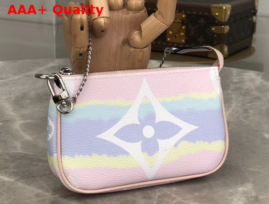 Louis Vuitton LV Escale Mini Pochette Accessoires Pastel Monogram Coated Canvas M69269 Replica