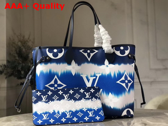 Louis Vuitton LV Escale Neverfull MM Bleu M45128 Replica