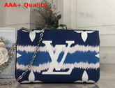 Louis Vuitton LV Escale Pochette Double Zip Blue M69124 Replica