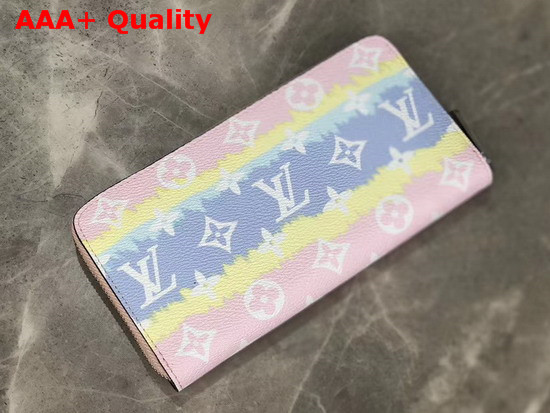 Louis Vuitton LV Escale Zippy Wallet Pastel Tie Dye Effect M69110 Replica