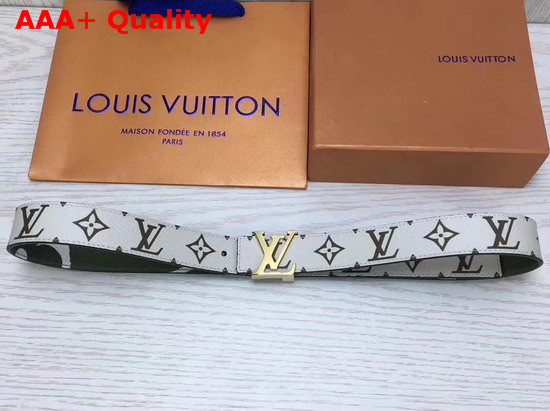 Louis Vuitton LV Iconic 30mm Reversible Belt Vert Monogram Canvas M0151V Replica