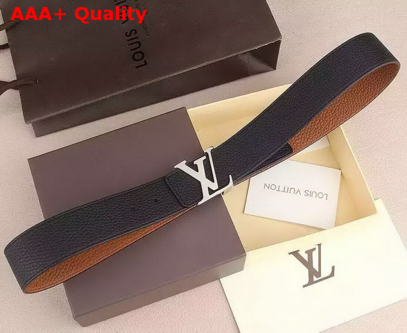 Louis Vuitton LV Initiales 40MM Reversible Strap Black Taurillon Calf Leather Replica