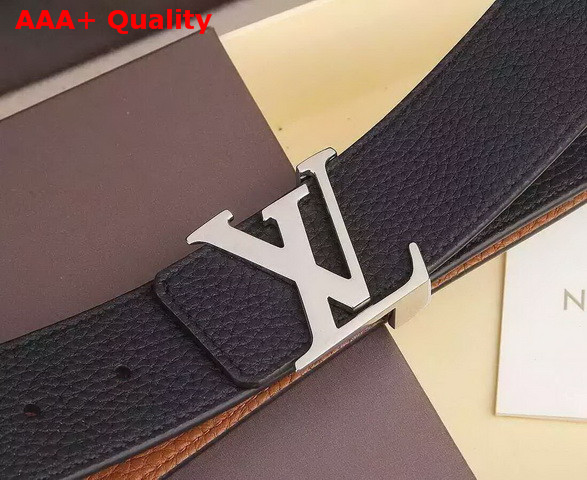 Louis Vuitton LV Initiales 40MM Reversible Strap Black Taurillon Calf Leather Replica