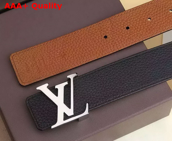 Louis Vuitton LV Initiales 40MM Reversible Strap Black Taurillon Calf Leather Replica