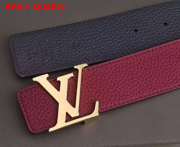 Louis Vuitton LV Initiales 40MM Reversible Strap Red Taurillon Calf Leather Replica