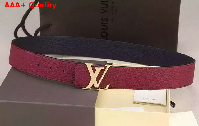 Louis Vuitton LV Initiales 40MM Reversible Strap Red Taurillon Calf Leather Replica