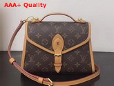 Louis Vuitton LV Ivy Monogram Canvas and Natural Cowhide Leather M44919 Replica