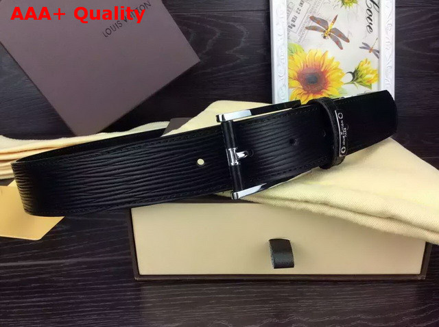 Louis Vuitton LV Legend 35MM Black Epi Calf Leather Strap M9892V Replica