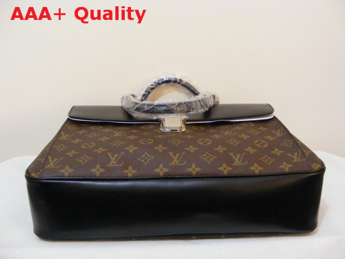 Louis Vuitton LV M56719 Louis Vuitton Monogram Macassar Canvas Soft Briefcase Replica