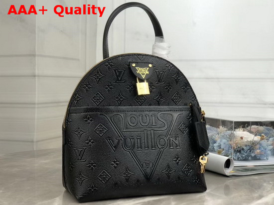 Louis Vuitton LV Moon Backpack Embossed Monogram Midnight Canvas M44945 Replica