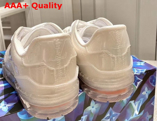 Louis Vuitton LV Trainer Sneaker in Transparent Material White 1A5YQW Replica