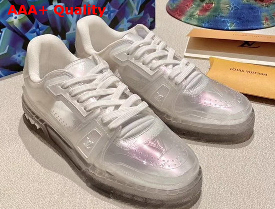 Louis Vuitton LV Trainer Sneaker in Transparent Material White 1A5YQW Replica