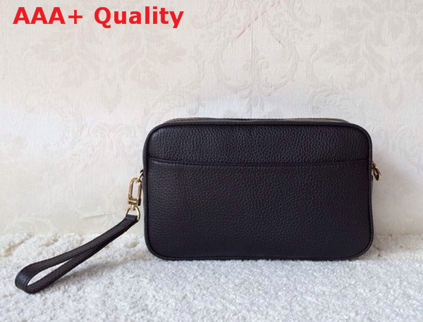 Louis Vuitton Leather Saint Paul Clutch in Black Replica