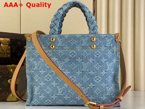 Louis Vuitton Let Go PM Tote in Sky Blue Denim Monogram Denim M24897 Replica