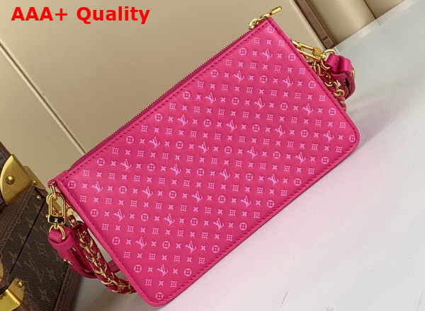 Louis Vuitton Lexington Pouch in Pink Monogram Embossed Calf Leather M82232 Replica