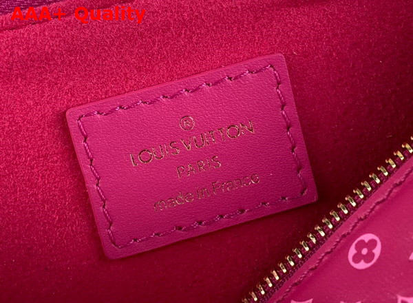 Louis Vuitton Lexington Pouch in Pink Monogram Embossed Calf Leather M82232 Replica