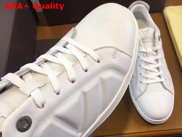 Louis Vuitton Line Up Sneaker in White Calf Leather and Suede Calf Leather Replica