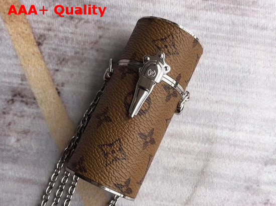 Louis Vuitton Lipstick Case in Monogram Reverse Canvas Replica