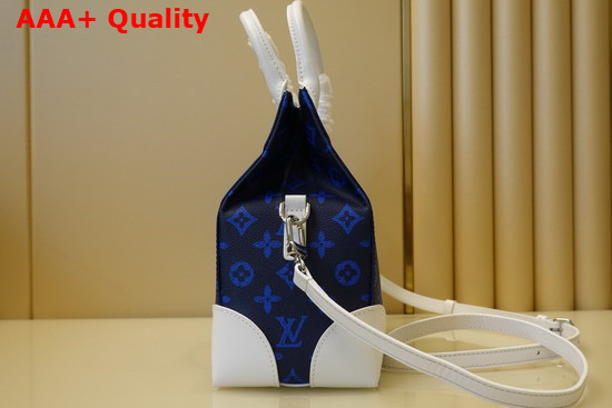 Louis Vuitton Litter Bag in Blue Vintage Monogram Canvas Replica