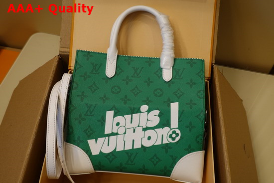 Louis Vuitton Litter Bag in Green Vintage Monogram Canvas M80815 Replica