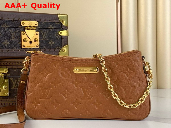 Louis Vuitton Liv Pochette Cognac Monogram Empreinte Leather M11916 Replica