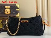 Louis Vuitton Liv Pochette in Black Monogram Empreinte Leather M83301 Replica