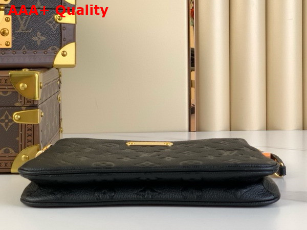 Louis Vuitton Liv Pochette in Black Monogram Empreinte Leather M83301 Replica