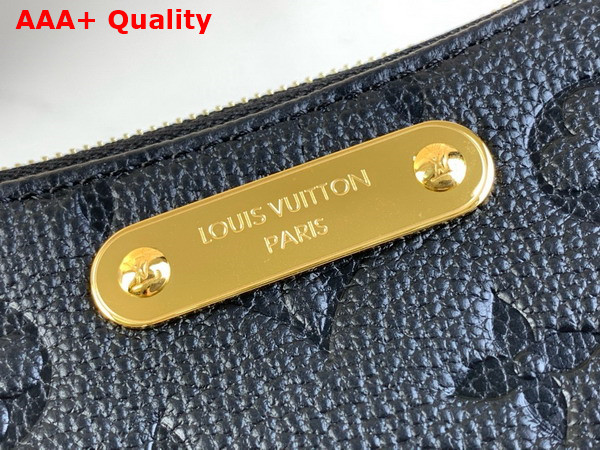 Louis Vuitton Liv Pochette in Black Monogram Empreinte Leather M83301 Replica