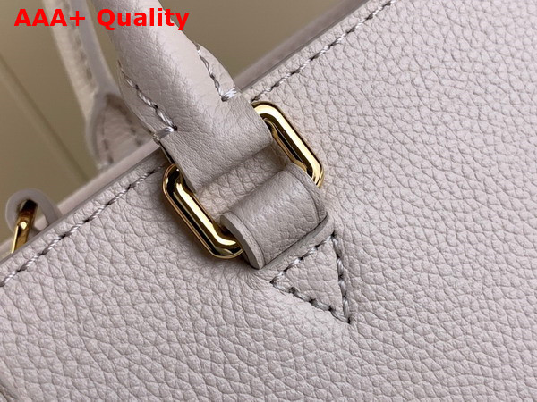 Louis Vuitton Lock Go Handbag in Quartz Grained Calf Leather M23637 Replica