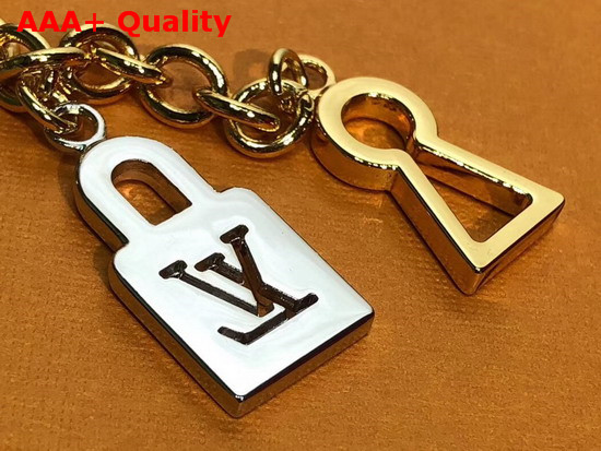 Louis Vuitton Lock Heart and Keys Bag Charm and Key Holder M67438 Replica